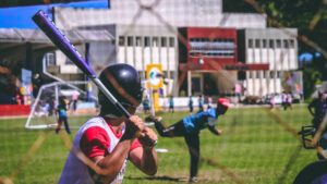 バッティング練習